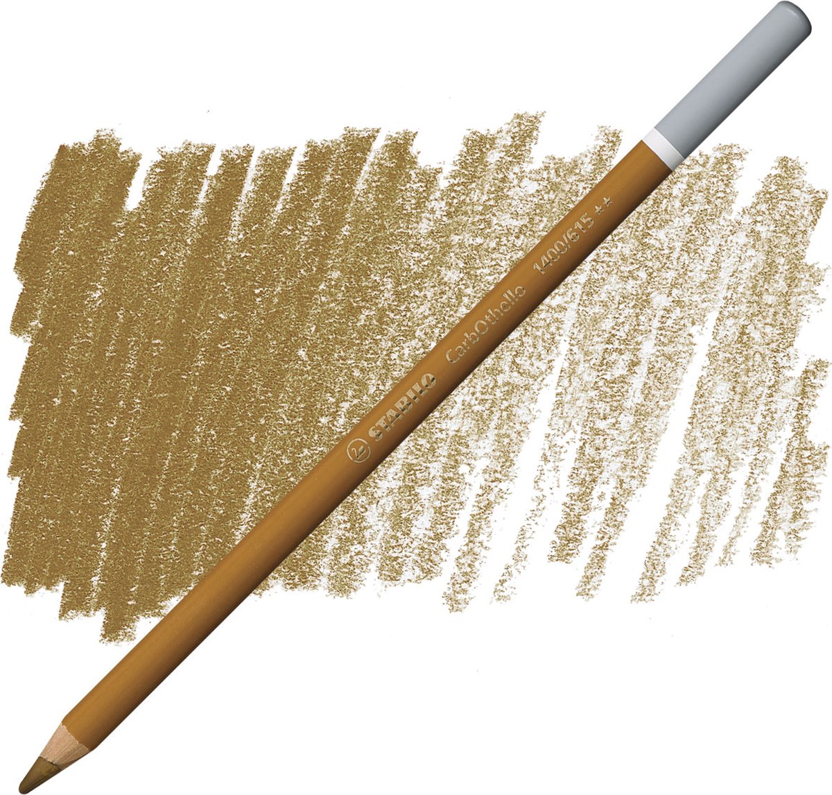 Kleurpotloden STABILO CarbOthello kalkpastel donker oker | 12 stuks